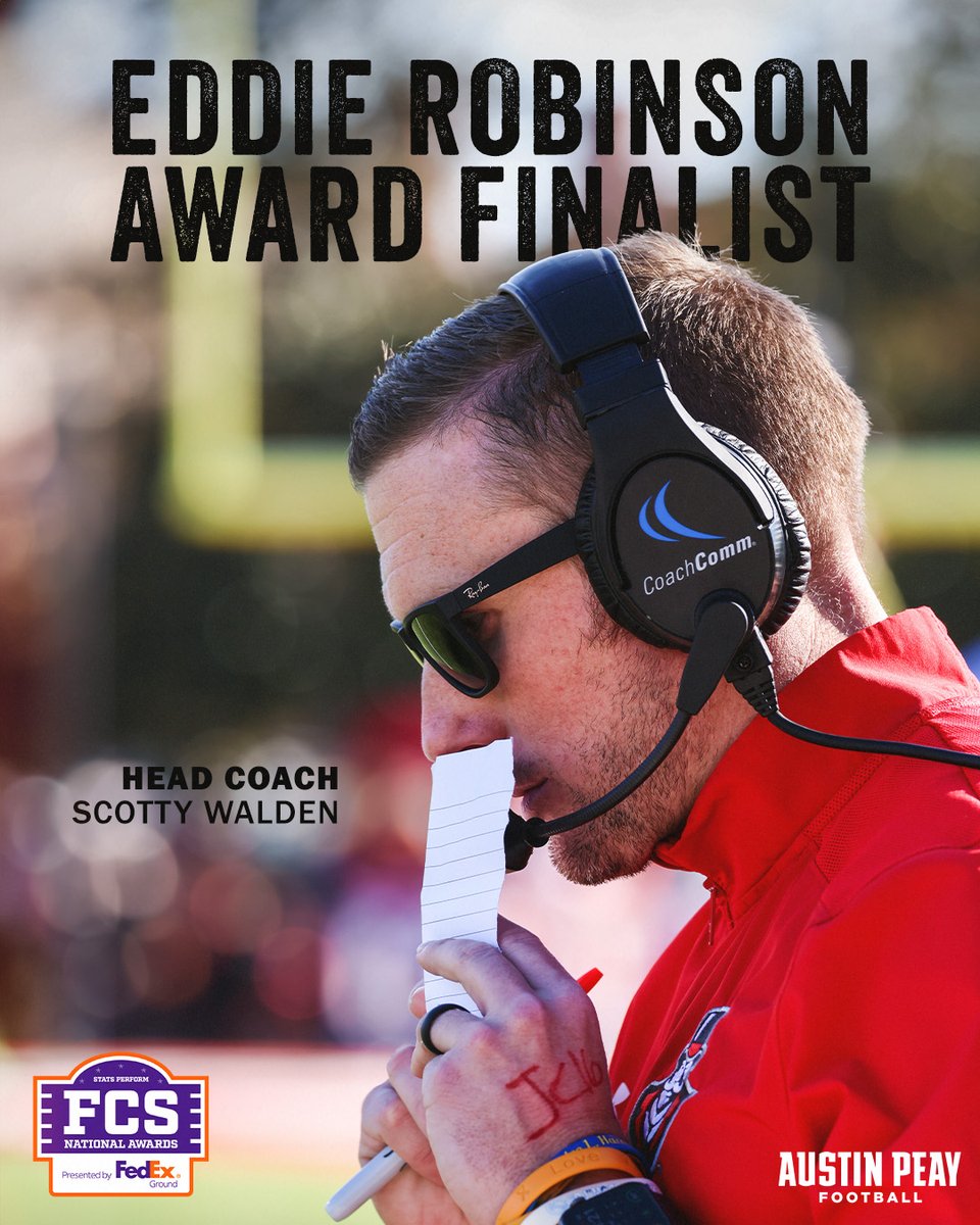 𝗘𝗗𝗗𝗜𝗘 𝗥𝗢𝗕𝗜𝗡𝗦𝗢𝗡 𝗔𝗪𝗔𝗥𝗗 𝗙𝗜𝗡𝗔𝗟𝗜𝗦𝗧 🎩🏈

𝓢𝓬𝓸𝓽𝓽𝔂 𝓦𝓪𝓵𝓭𝓮𝓷

🗞️ --> bit.ly/3R5rO6W

#ChaseTheLion | #LetsGoPeay