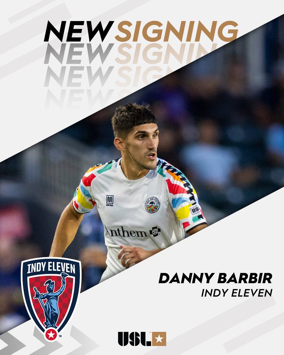 𝐀 𝐝𝐞𝐟𝐞𝐧𝐬𝐢𝐯𝐞 𝐚𝐝𝐝𝐢𝐭𝐢𝐨𝐧 𝐟𝐨𝐫 𝐭𝐡𝐞 𝐁𝐨𝐲𝐬 𝐢𝐧 𝐁𝐥𝐮𝐞 🧱 @IndyEleven has signed @DannyBarbir for the 2024 season. ➡️ bit.ly/40OvM6Z