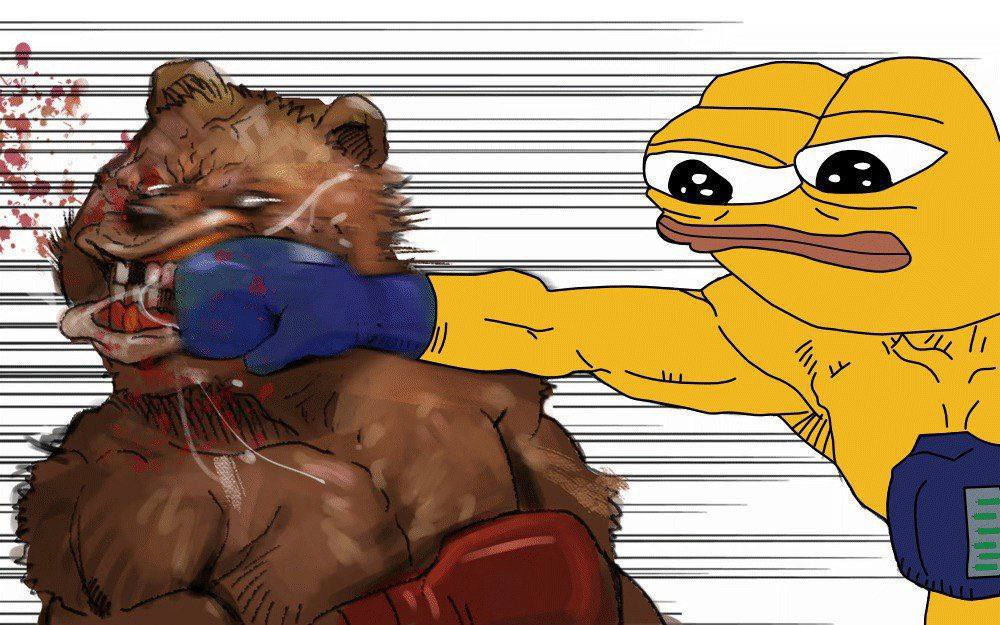 pepe2coineth's tweet photo. Bears ran out of tokens #PEPE2 https://t.co/hKE7Rt7ojC