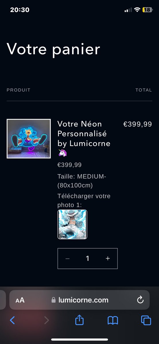 ilyhessss's tweet photo. @lumicorne #lumicorne ça coûte bien cher ahah mais quelle dinguerie ça ira de fou dans mon studio (Luffy gear 5 il est pépite)
Je croise les doigt 🤞🏽🎁 https://t.co/7yx6cMVcup