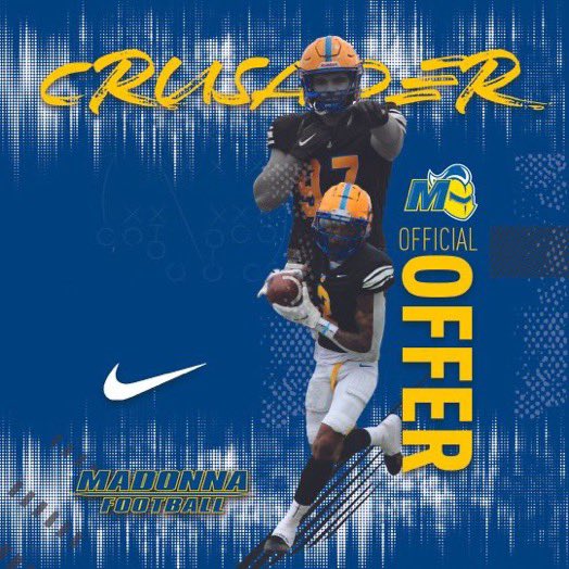 Deuce2Brown's tweet photo. #AGTG After a conversation with Coach Prince i’m blessed to receive my 2nd offer from Madonna University @Coachprince21 https://t.co/ChsPLW2nmn