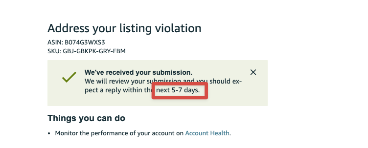 ColeSouth's tweet photo. this morning one of our most important Amazon listings, a Jiu Jitsu backpack, was taken down for being a pesticide 🤦‍♂️

the appeal process takes 5-7 days, at which point we'll of course have missed the busiest week of the year.

hard to say if it's a blackhat attack or an algorithm gone wild, but this is the sort of thing that is maddening about selling on Amazon.

we pay them millions of dollars a year in selling fees and advertising. any other company would give us at least some sort of point of contact to take care of stuff like this. with Amazon it's just a total black hole of overseas seller support cases. any help would be much appreciated @amznsellerhelp @dharmeshmehta