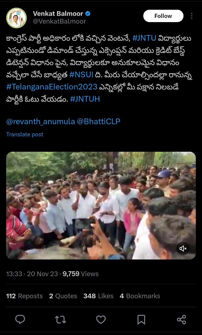 PranithKum44481's tweet photo. What is this bro @KTRBRS Prove that @BRSparty can do this... https://t.co/b55o68953z