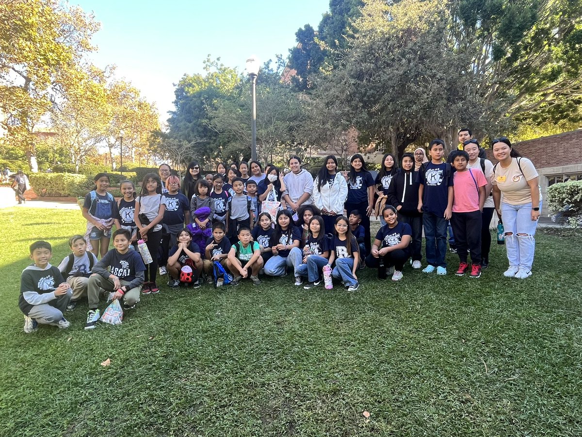 teachertbi's tweet photo. It was a journey to get there but we were grateful that @uclacki was able to give our #RowlandKKids and #RascalReps a wonderful tour of the UCLA campus! #GoBruins! #Collegebound @RascalPride @RascalSilvers21 @Kiwanis @kiwaniskids https://t.co/dAQCqEDKHH