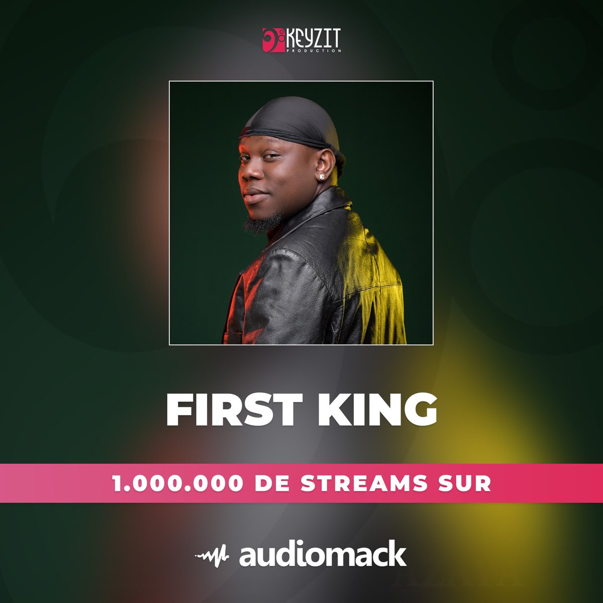 KeyzitMali's tweet photo. 1 Million de streams sur @audiomack pour FIRST KING !
Fรฉlicitations ร lโempereur bรฉninois ! ๐ง๐ฏ๐ฅณ
#FirstKing #Audiomack #KeyzitCelebration #Keyzit #AfricanMajor https://t.co/5Z26dJpmM8