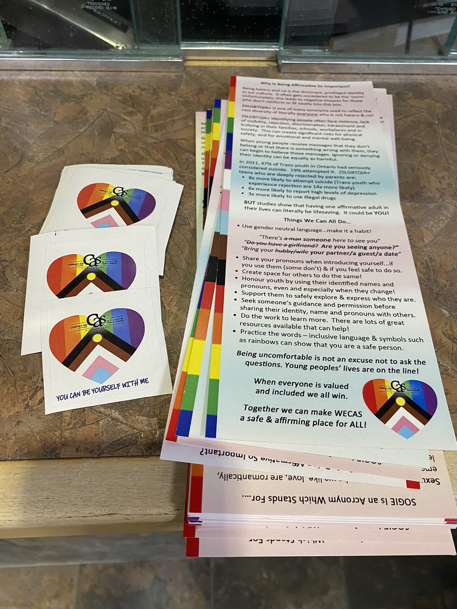 Proud to stand with <a href="/WindsorEssexCAS/">WindsorEssexCAS</a> on #TransDayOfRemembrance as we mark our buildings as inclusive, safe, supportive spaces for #trans folks and ALL people. Another positive step to provide more #equity based and affirming service in #YQG . 🏳️‍⚧️ ❤️