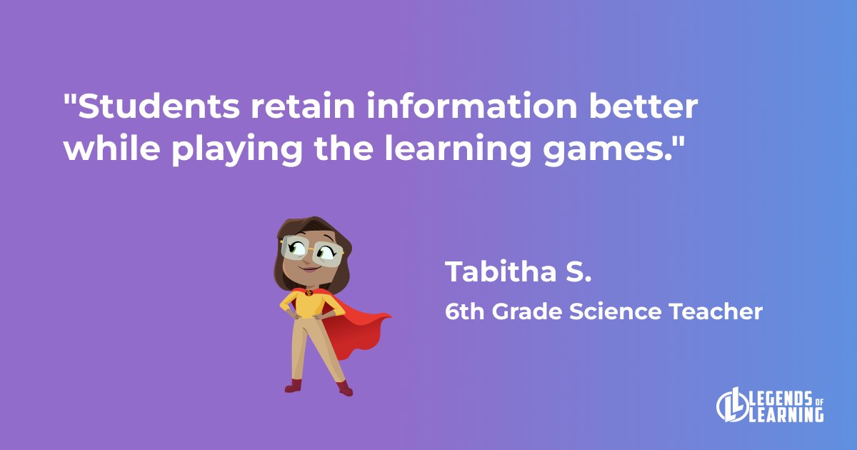 Legends of Learning tweet media