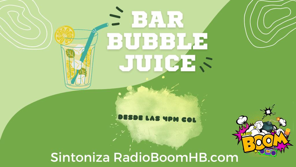 BOOM!💥Estamos activoooos!!
🥳Con Dj @kazeG3 encendiendo la chispa desde las 5pm 🇨🇴! 
🎶Te esperamos en Bar Bubble Juice🍋 de nuestra querida <a href="/AngeliitaHES/">Angelit@.</a> 🥰

🔥Sintoniza ya RadioBoomHB.com💥