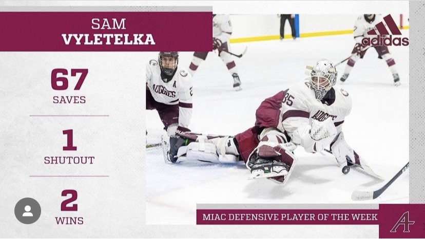 Augsburg Men's Hockey tweet media