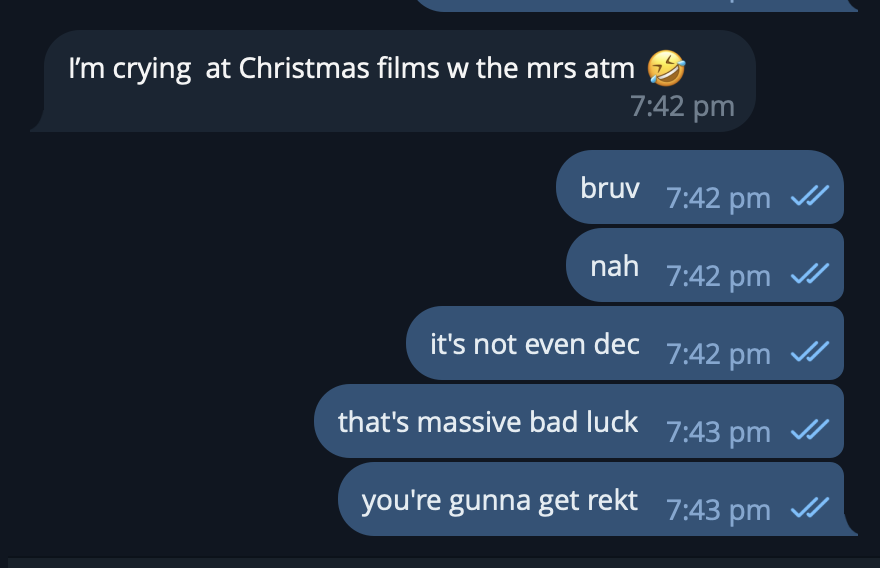 I'm not happy with my mate <a href="/PeteNoStop/">Pete No Stop</a> - this is just not ok is it?