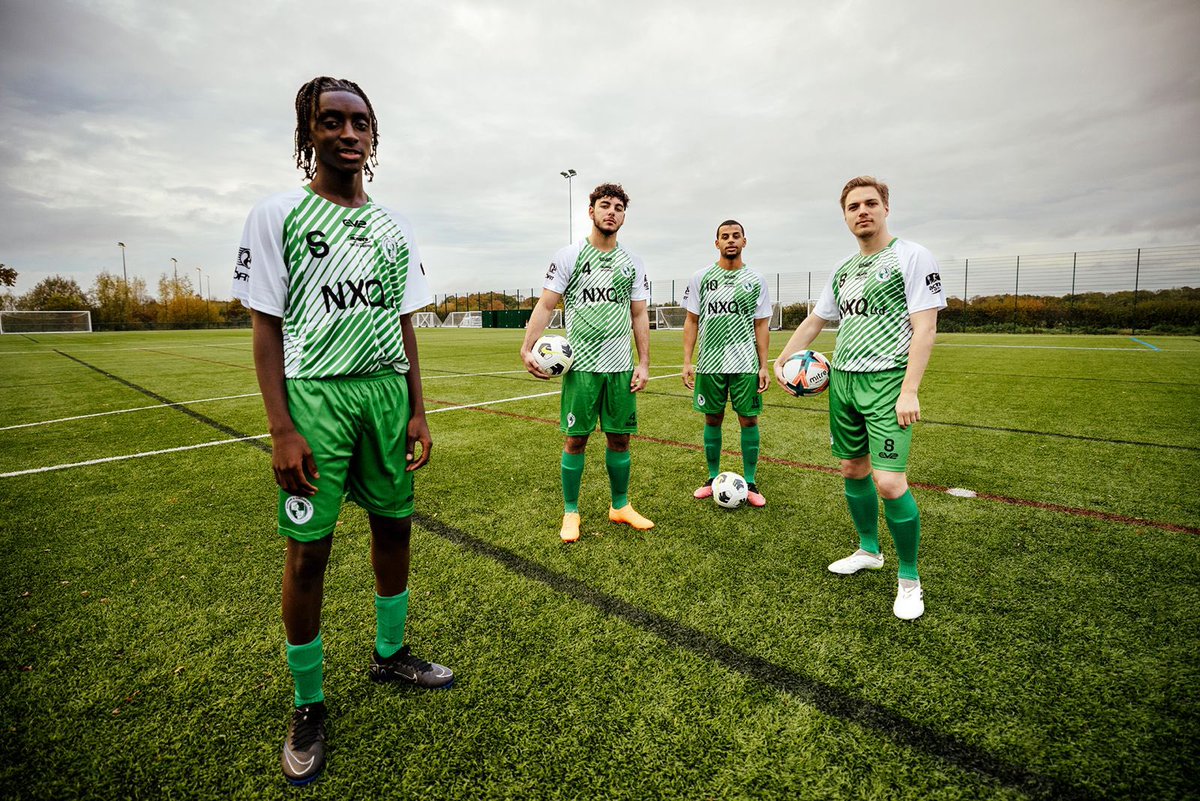 EKFC_Reserves's tweet photo. This is an enormous moment for the @EdgwareFC Reserve team as we introduce our brand new @EV2Sportswear home kit ⚽️💚🤍

Huge THANK YOU to our 4 team &amp; kit sponsors: #NXQltd @glynnsskips @Action_Mats @ExcelSportUK https://t.co/m6HuYSuf3E