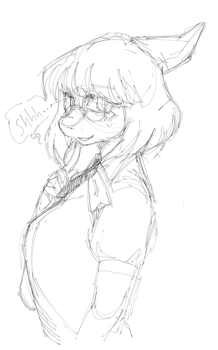 _Tendocake's tweet photo. Ahora mismo solo puedo ocupar mi tiempo libre bocetando, perdón por no traer nada de dibujos completos :'v 

#snootgame 
#GoodbyeVolcanoHigh https://t.co/PYD7NHQECp