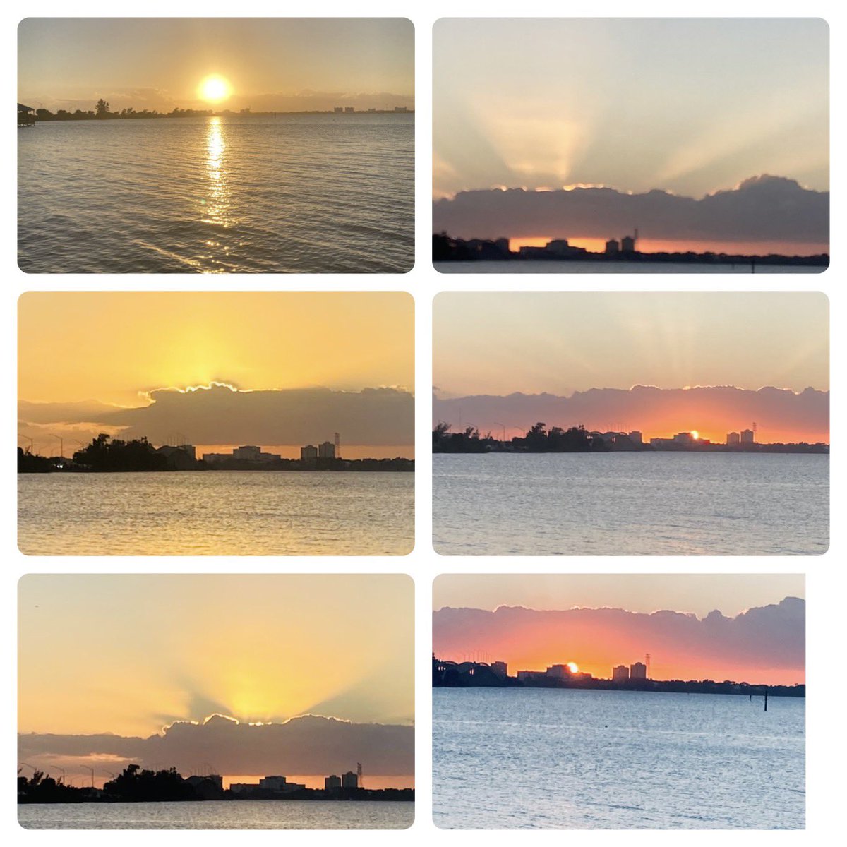 Yesterday’s progression of the sunset over the river. I’m so grateful to all of you here on X for your kind words and support.🙏🌹 It’s the friends we meet along the way,that help us appreciate the journey. Thank you from the bottom of my heart.♥️ Kindness matters!