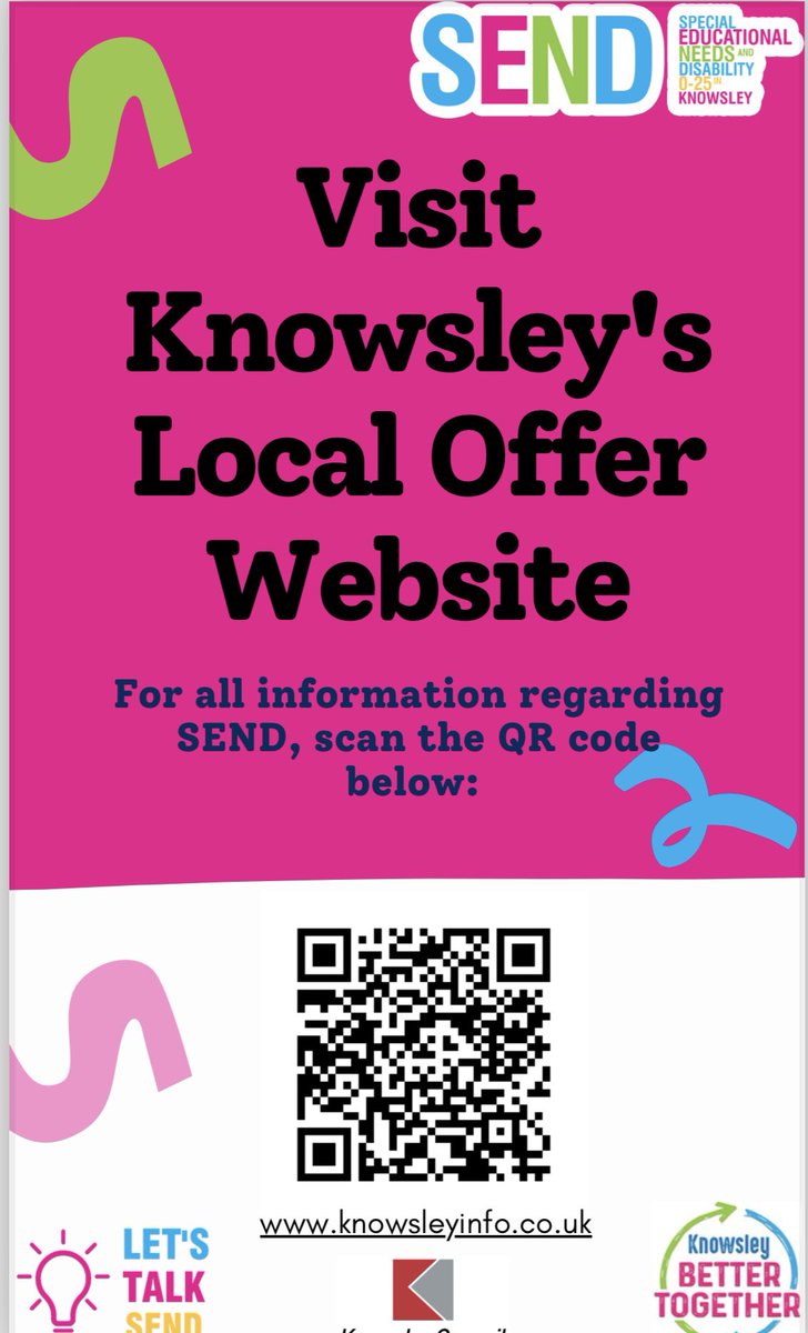 The Local Offer gives children and young people with special educational needs or disabilities, and their families, information about what support services the local authority have available in their local area