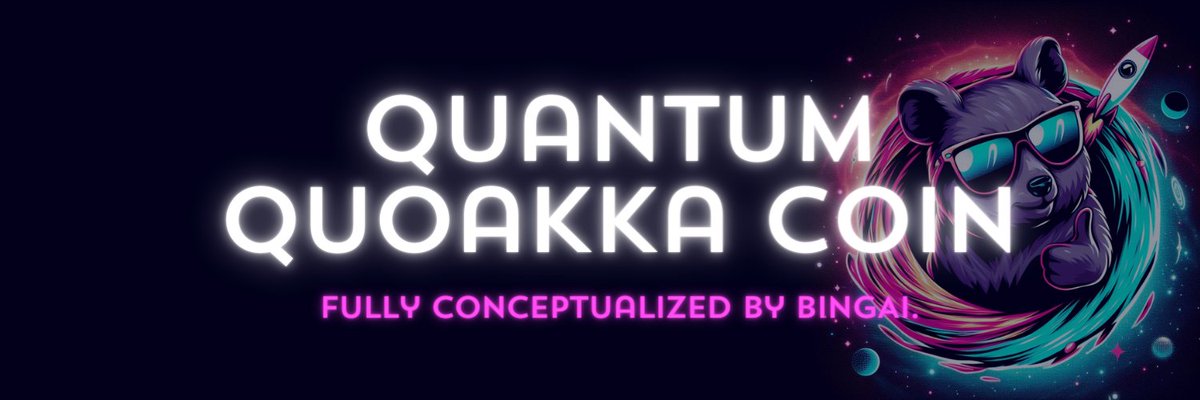 QuoakkaCoin's tweet photo. @1goonrich You didn't buy $QQC early ?? RIP 
The First ERC20 Token Fully Conceptualized By BingAI.

#BING #MICROSOFT #ETH 

https://t.co/WRD3IQ2Nrd https://t.co/XVI2Yp8XfR