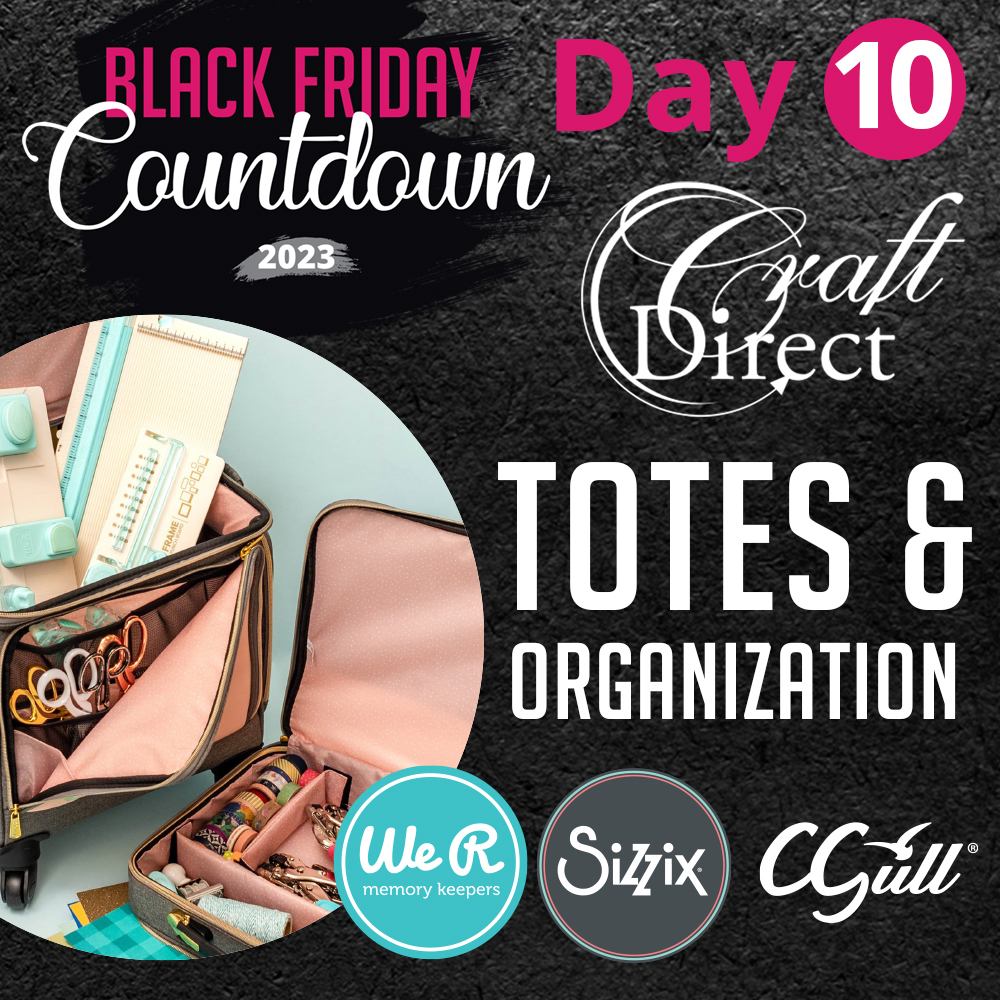 Get your craft on with the ultimate organization and style! Chevron CGull Ultimate Machine and Scrapbooking Tote bag and  Project Cart with 6 Removable Trays are a match made in crafty heaven.
ow.ly/8EP050Q8aV4