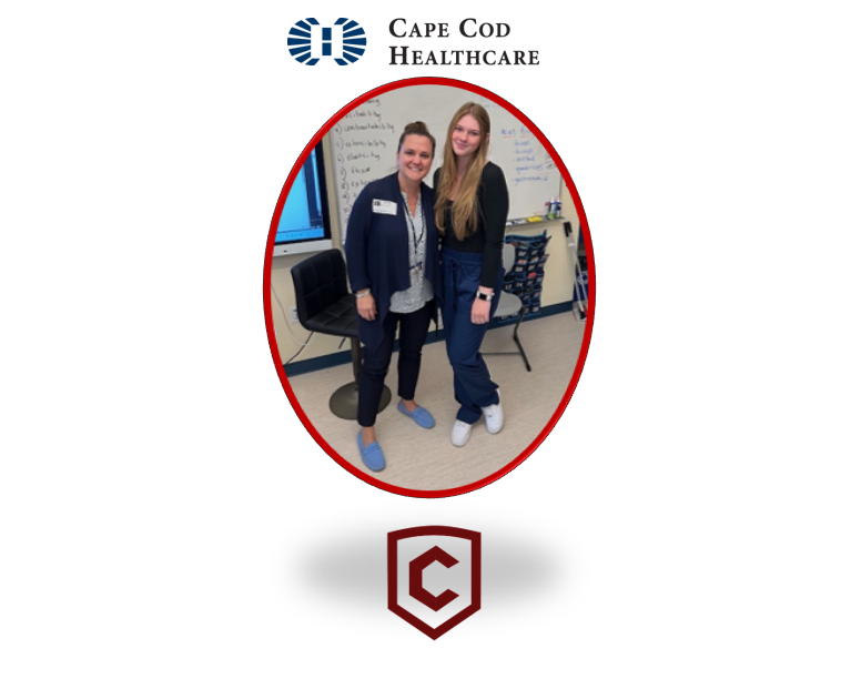 CCHCCareers's tweet photo. While at CC Reg H.S. &amp; we had the pleasure of catching up Reaghan. In this heartwarming snapshot, Reaghan is flanked by none other than Mary Johnson, our inspiring Chief Nursing Officer &amp; VP Patient Services.

#CCHC #CaringCommittmentCommunity #CCHCCareers #CCRegionalTechHS https://t.co/XDHITvRSsl