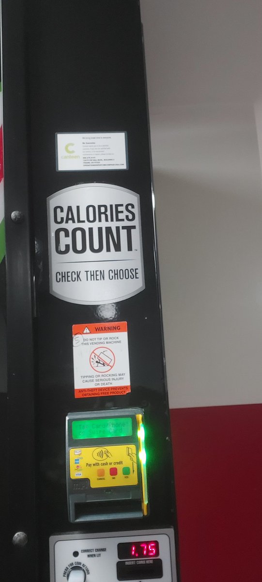 the vending machines at school.... worst of all, they only dispense water)