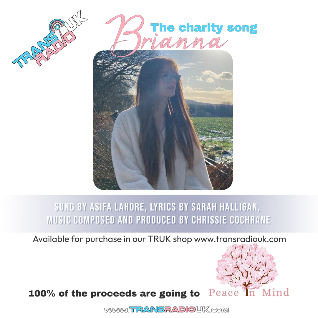 Our Brianna song, sung by Asifa Lahore, lyrics by Sarah Halligan, music composed &amp; produced by Chrissie Cochrane is now available for purchase.

All proceeds are going to Peace in Mind UK the charity set up by Brianna's mum Esther.

Please support this.

transradiouk.com/product/briann…