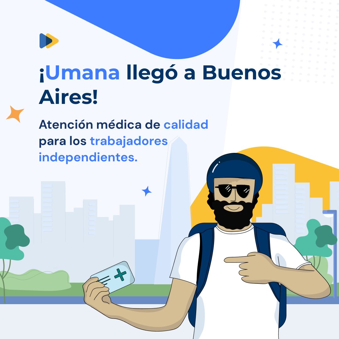 ¡Umana ya está disponible en Buenos Aires! 🚀

Atención médica de calidad al alcance de tu mano. A través de nuestra app te acercamos a una red de salud que vincula directamente pacientes y profesionales.
Los Nippers tienen bonificada la membresía anual 😎

#Salud #Umana