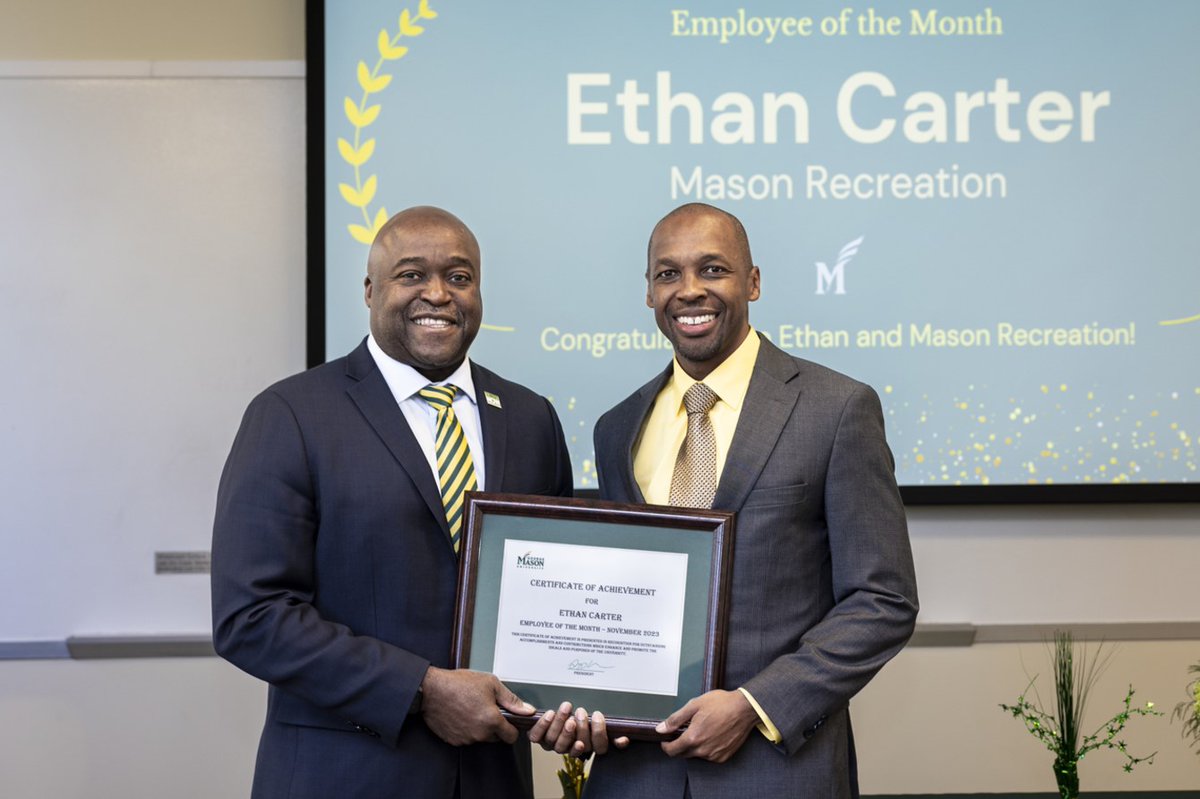 Ethan Carter, adjunct professor in our School of Sport, Recreation, and Tourism Management, was named the November Employee of the Month. Learn more here: tinyurl.com/4uaar67w