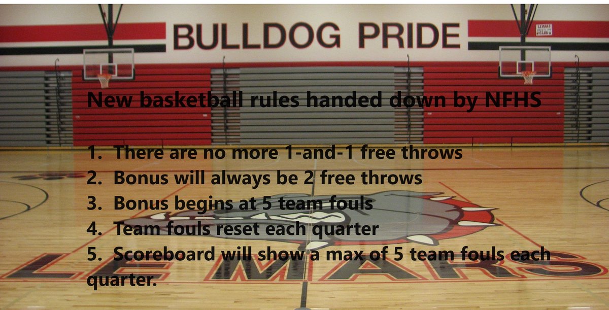 BulldogPride14's tweet photo. New rules for BB this year. https://t.co/Nmy6H7Nqkh
