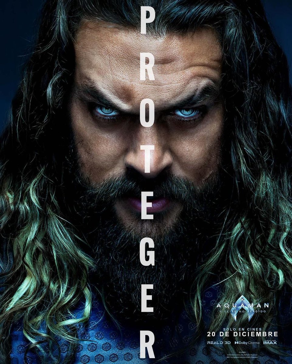 MovieCrazyP's tweet photo. Proteger. Redimir. Vengar.
#Aquaman, #KingOrm y #DavidKane en los nuevos pósters individuales de #AquamanAndTheLostKingdom.
@WBPictures_Mx presenta #Aquaman y el Reino Perdido, 20 de diciembre en cines. https://t.co/3HlIdoVq8Q