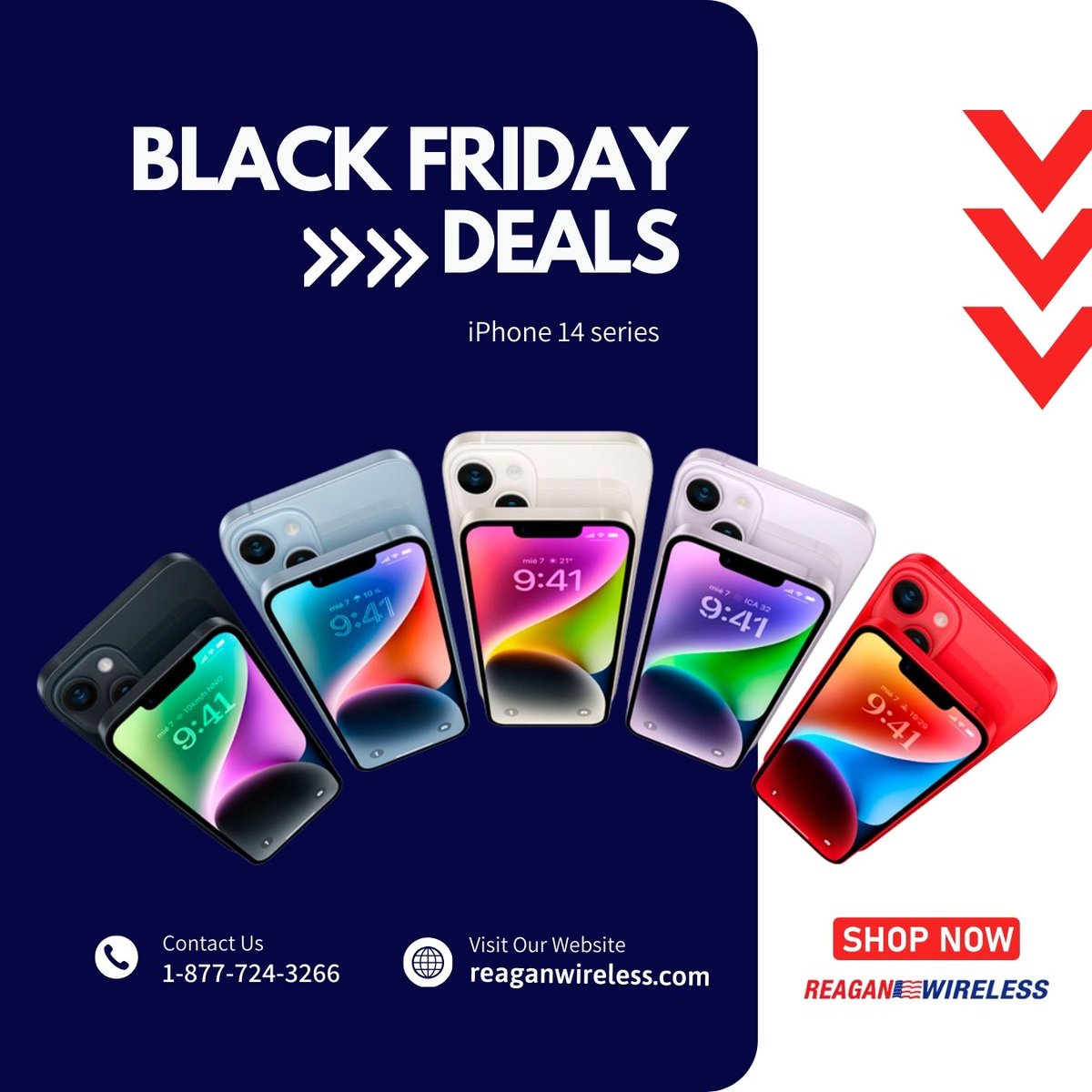 🔥 Black Friday Alert: Dive into iPhone Savings Today!! 📲 Don't Miss Out!! Contact us to find out more about our wide range of products

ORDER NOW! Link in bio 👆👆👆
reaganwireless.com
Whatsapp: +1-754-600-9064

#WholesaleTech #apple #iphone #iphone14 #iphone14promax
