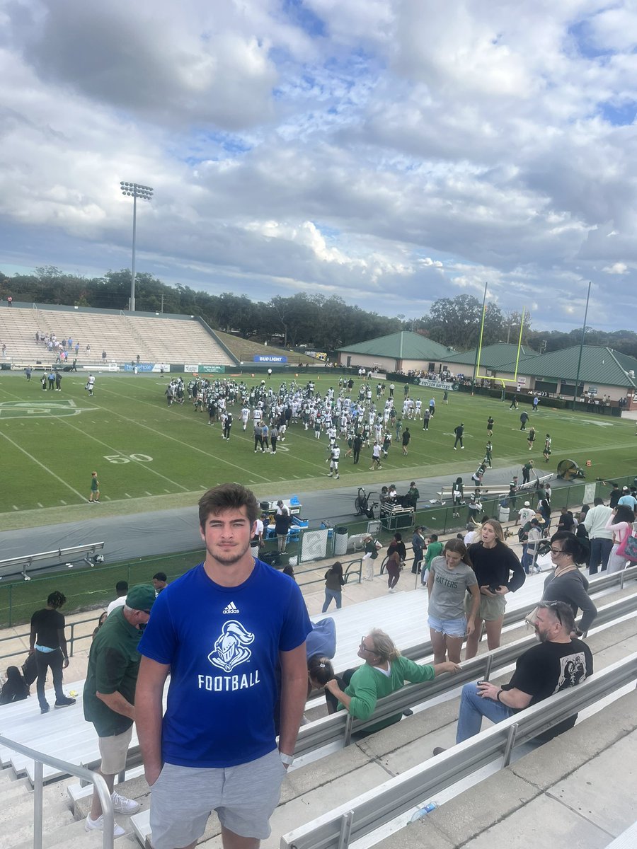 Had a great time at @StetsonFootball. Thank you @Coach__Hudspeth. @NHSRECRUITINGDC @wcsNHSpd