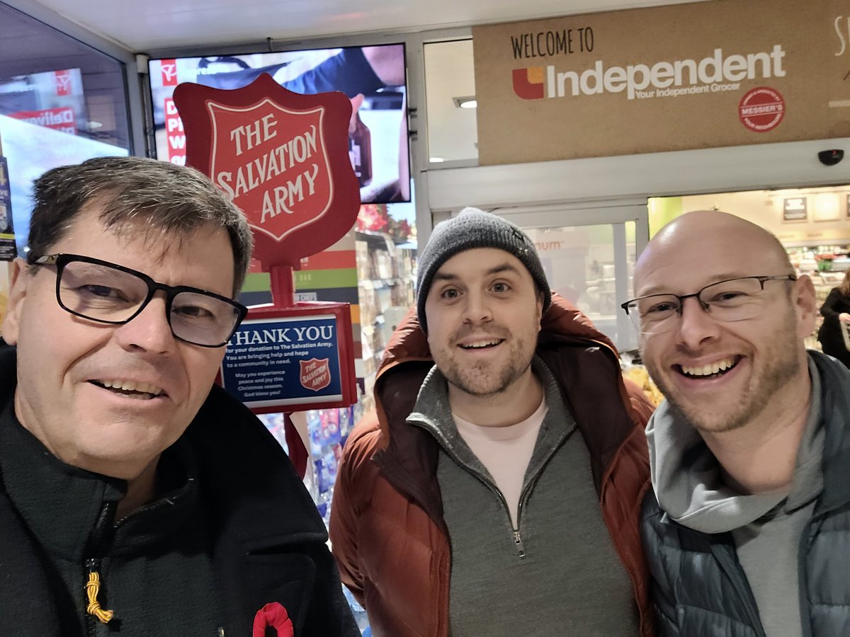 Here is the Rotary Sunrisers "A" Team that spent time Ringing the Bells last Friday for the Salvation Army Christmas Kettle Campaign. Giving back to our community! Service Above Self!