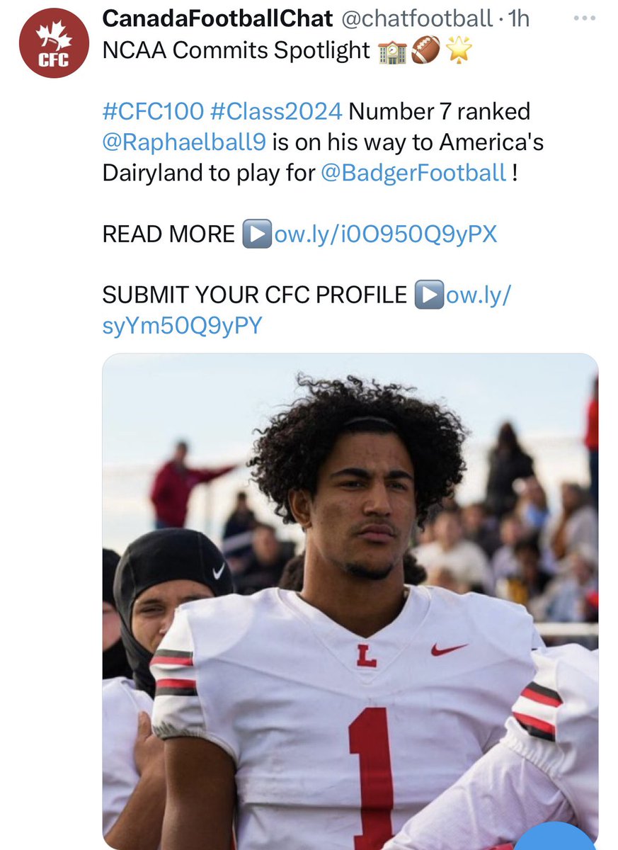 Raphaelball9's tweet image. Thank you  to #CFC for the ranking and article.