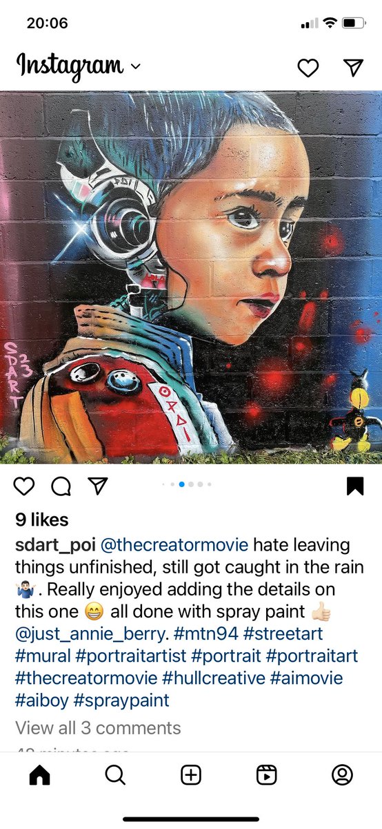 Firstlanepark's tweet photo. Two more fantastic pieces of art on our first lane park wall thank you so much there amazing https://t.co/Ir7ZKj8QNR