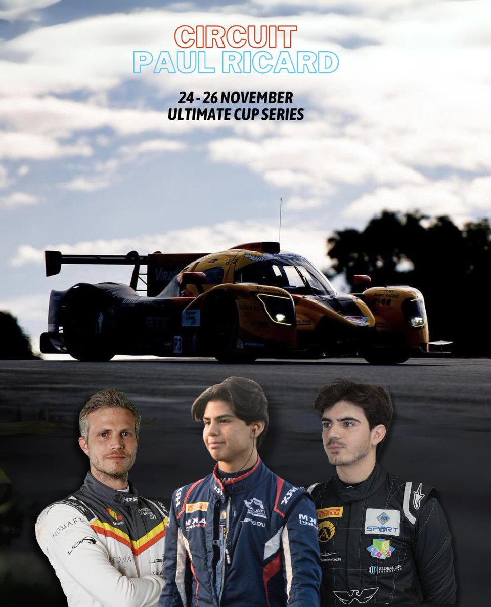 Raul Guzman (@raulguzman_m) on Twitter photo Muy emocionado de unirme para la ultima carrera del año de LMP3. Corriendo junto a Diego de la Torre y Julien Gerbi en el Virage #44 las 4 horas de Paul Ricard.
<a href="/groupvirage/">Virage Group</a> Muy emocionado de unirme para la ultima carrera del año de LMP3. Corriendo junto a Diego de la Torre y Julien Gerbi en el Virage #44 las 4 horas de Paul Ricard.
<a href="/groupvirage/">Virage Group</a>