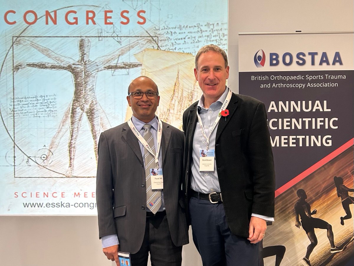 BOFAS president Rick Brown was speaking at the British Orthopaedic Sports Trauma and Arthroscopy Association building on the strong links between our societies. We have much common ground and look forward to welcoming @BOSTAA_UK to the BOFAS Annual Meeting, Belfast, 6-8 Mar