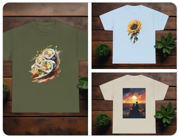 echo_muse's tweet photo. Happy Tuesday from echo|muse! 🌟 Elevate your week with our unique, art-inspired tees. From the serene 'Espresso Echo' to the vibrant 'Sunflower Tee', find your perfect match. Visit our Etsy shop today and make a statement! 🎨👕 #TeeTuesday #etsygifts  #ArtisticApparel #EtsyShop https://t.co/mDkzGDRXJJ