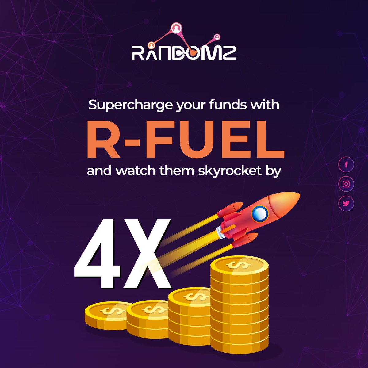 randomzio's tweet photo. 🚀 Power up with R-FUEL!💥
Join for a 4X boost in funds! 💰📈 Your path to financial freedom starts here. Sign up for limitless growth! 🔥📈
Join us: https://t.co/FhPlx9cszP
#Crypto #Randomz #RFuel #FinancialFreedom #CryptoMarket #CryptoMining #CryptoToken #RFuelPresale https://t.co/gzYML9JFYC
