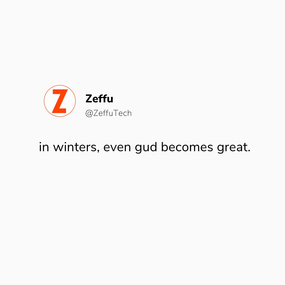 ZeffuTech's tweet photo. Gud winter 😀

#Zeffu #RestaurantSupplier #HotelSupplier #FMCGSupplier https://t.co/ydEVkpml2K