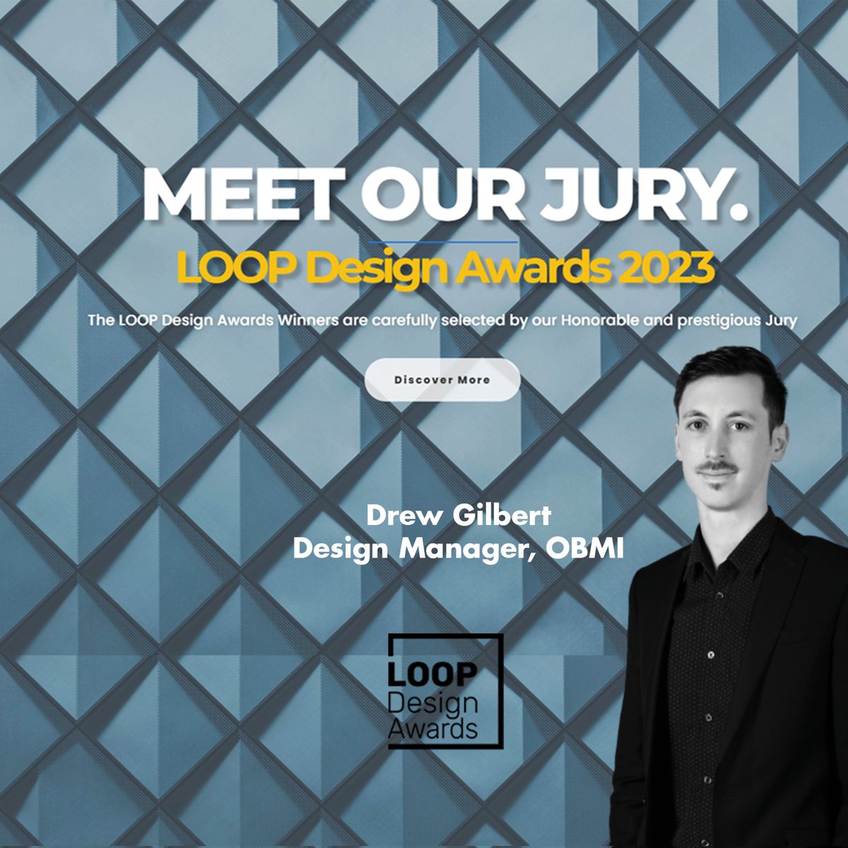 DrewGilbert_'s tweet photo. Thank you #loopdesignawards for the invitation to join your panel of judges of this. It was a great pleasure! #winners @obmintl https://t.co/ZckhOUgd0M