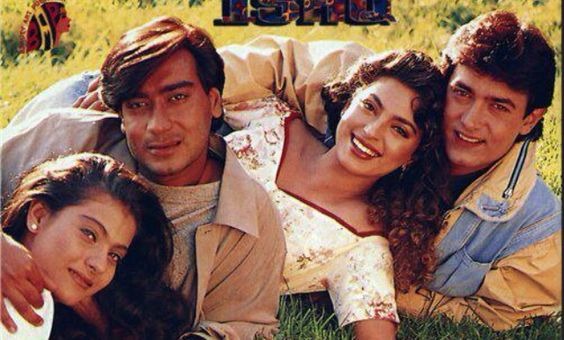 This picture was taken once we had finished stomping on the hills of Switzerland for the day.. You can’t see how zapped we were or how we were like “Why does the sun set so late damnit ? “ .. What fab actors we were na ;)

@ajaydevgn @iam_juhi #AamirKhan #IndraKumar…