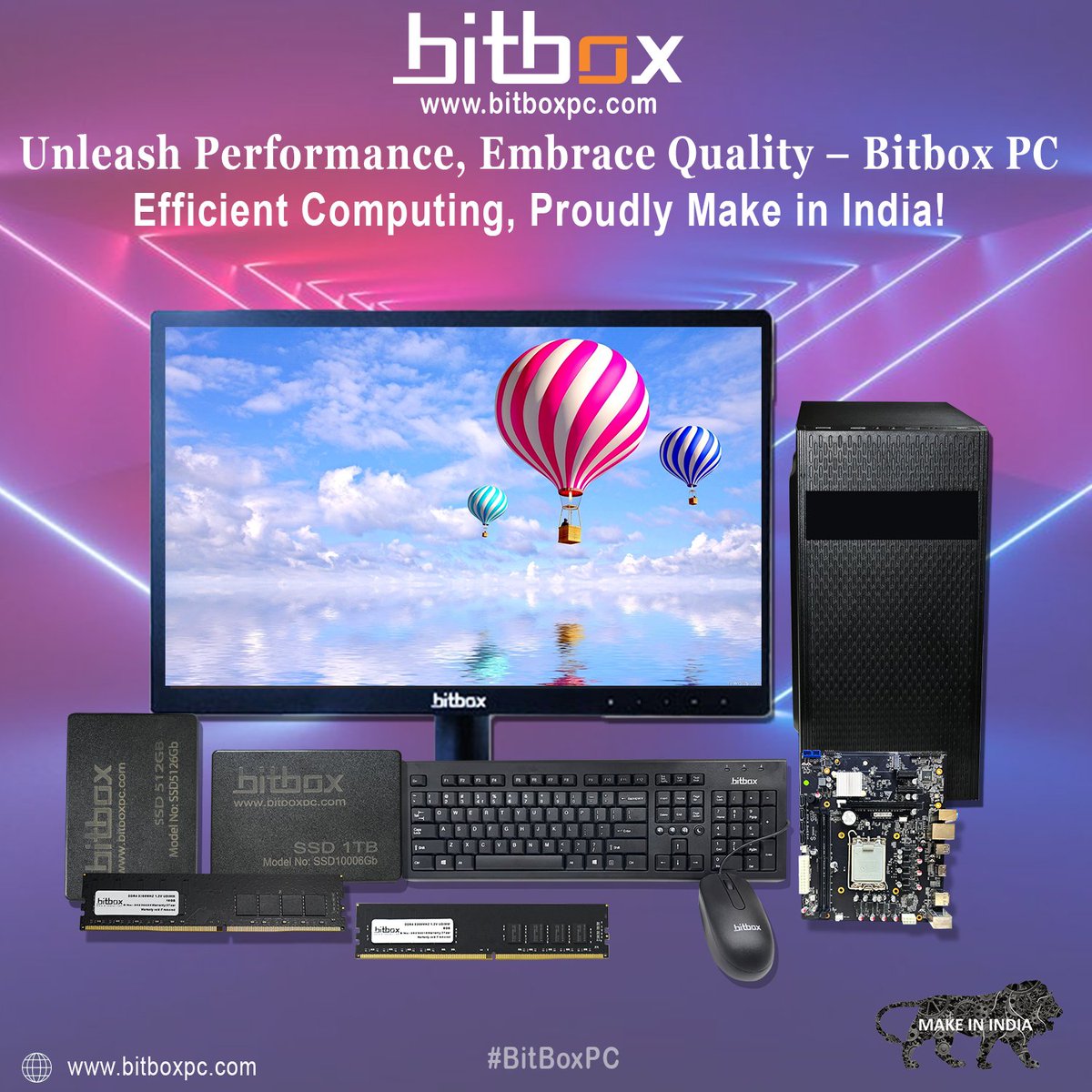 bitbox_pc's tweet photo. Unleash Performance, Embrace Quality โ Bitbox PC: Efficient Computing, Proudly Made in India!"
Learn more : https://t.co/ZHHqlqh4Ez
.
.
.
.
.
#bitbox #technology #manufacturer #manufacturercompany #solidstatedrives #ssd #microtower #monitor #randomaccessmemory #RAM #keyboard https://t.co/x0c1BUVJoS