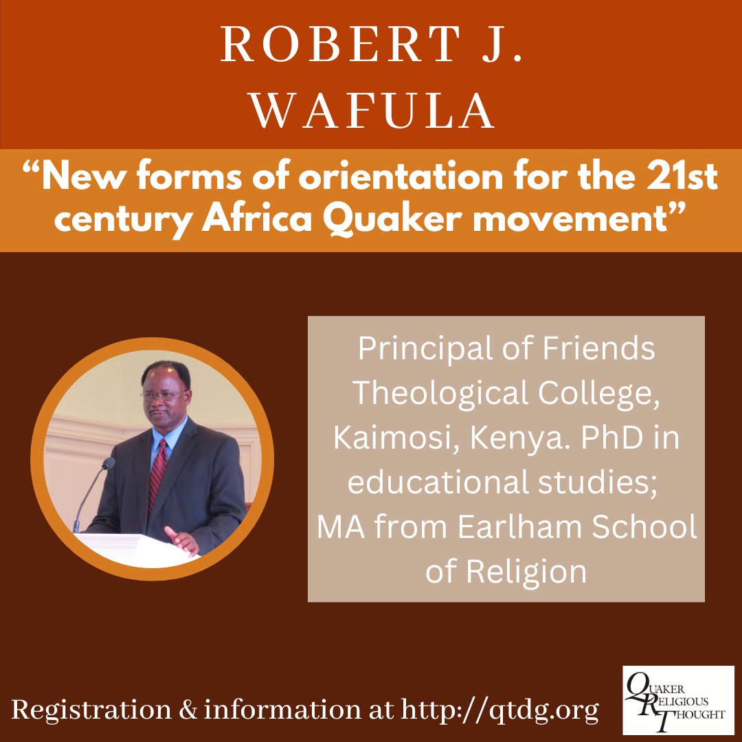 Quaker Theological Discussion Group this Fri &amp; Sat Dec 1-2! More info + registration at qtdg.org, overall topic "Tradition &amp; Transformation: Quakerism 400 Years after the Birth of George Fox," Sat panel A Great People Gathered? Quakers in Global Context #Fox400