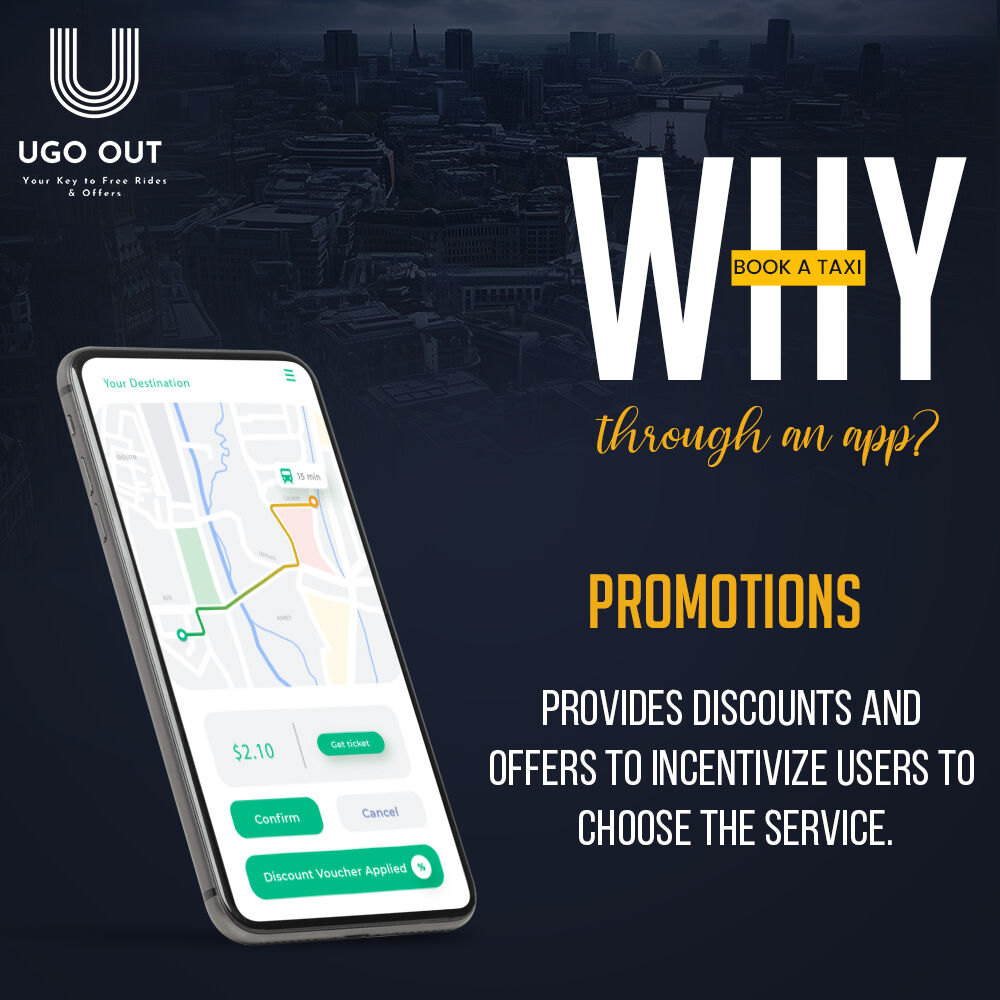 ugooutapp's tweet photo. If you're tired of overpaying for rides, here's a game-changer! 🚖

exclusive discounts and irresistible offers when you book your taxi through our UgoOut app. 📲 

Goodbye high fares, hello savings! 💸

UgoOut Is coming in a super quick way.

App Launch 🔜

#UgoOutApp #UgoOut https://t.co/0dZXtyp9q7