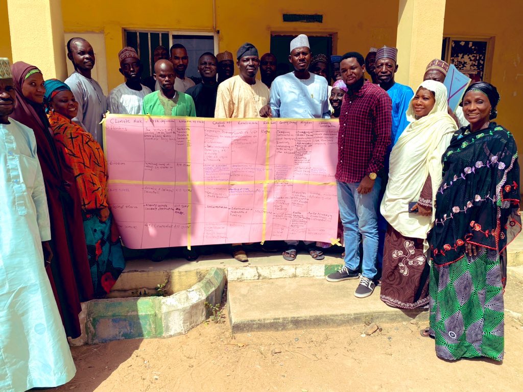 joeibro's tweet photo. It was a beautiful experience to observe the development of a #ClimateRiskRegister for Girei LGA in Adamawa State. The indigenous knowledge displayed by the participants was outstanding. #AACJ #GreenResilience https://t.co/CfPnMPlB0M