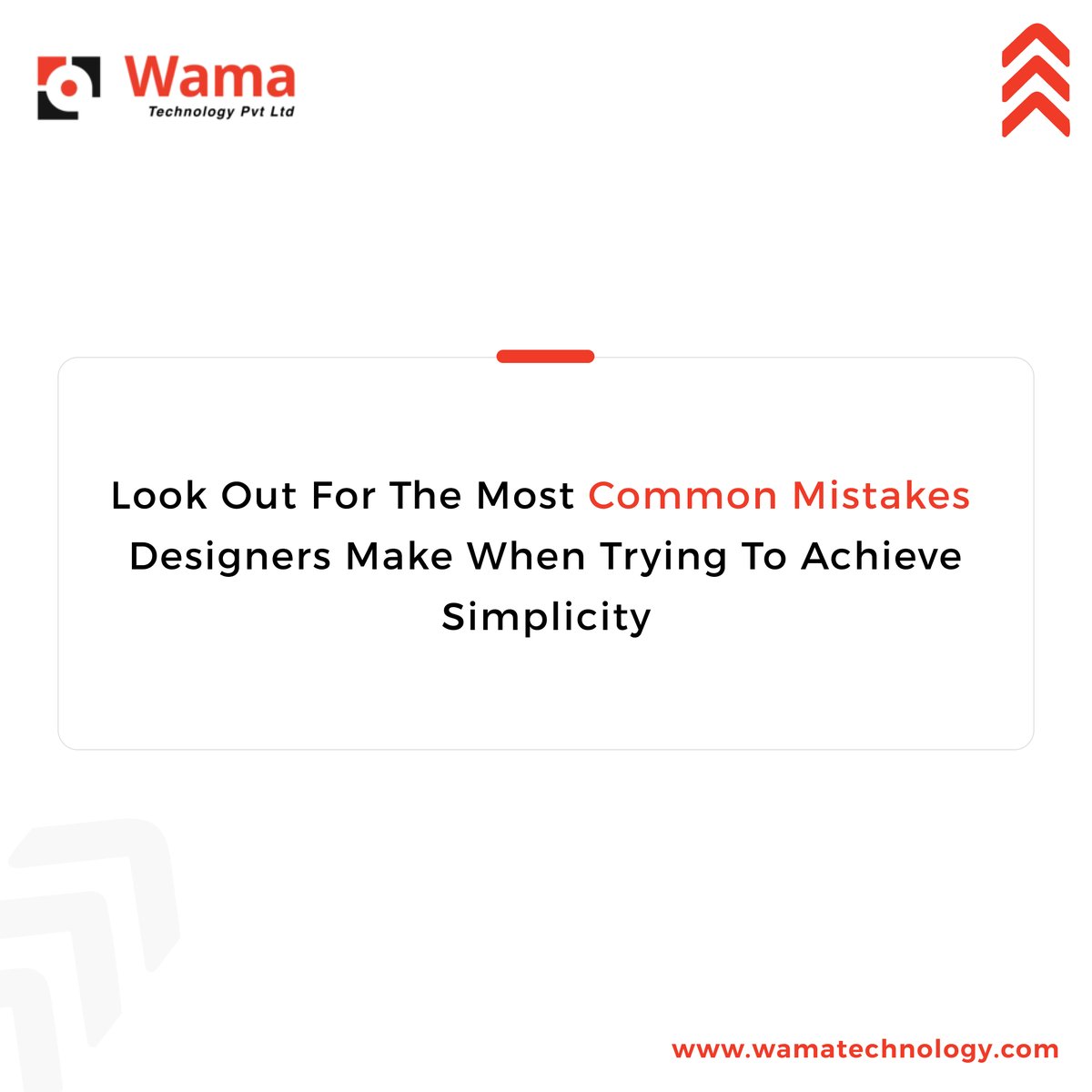 wama_tech's tweet image. Keep a watch out for these variables that can make the hunt for website simplicity more difficult!

To know more visit - wamatechnology.com/website-develo…

#WebsiteSimplicity #wamatechnology #UserExperience #DesignChallenges #SimplifyAndEngage #UserFriendlyWeb #WebDevelopment #AppDesign