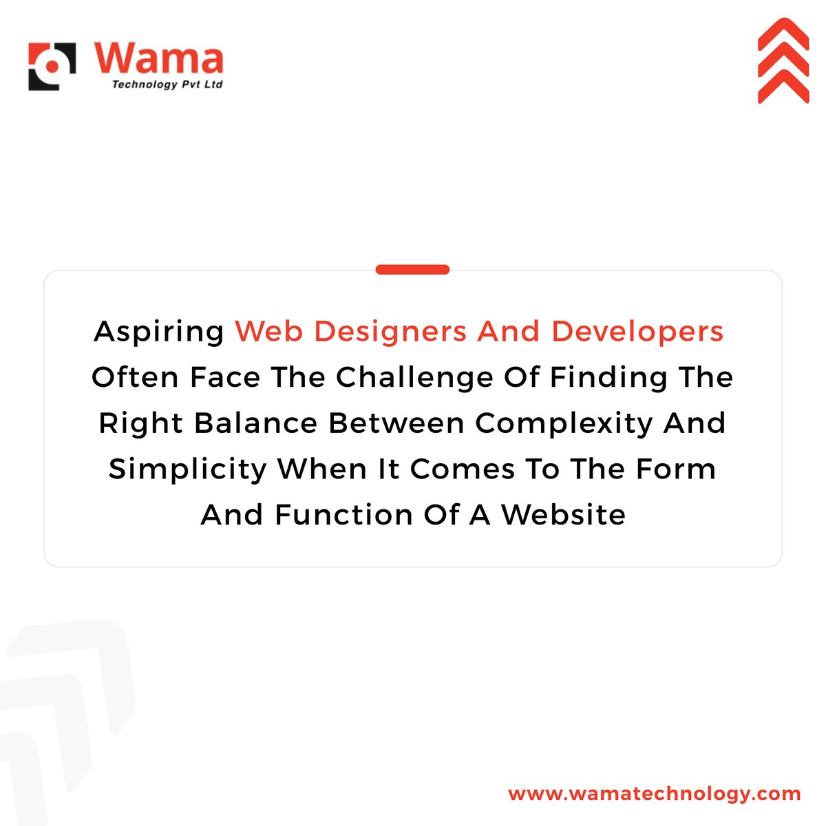 wama_tech's tweet image. Keep a watch out for these variables that can make the hunt for website simplicity more difficult!

To know more visit - wamatechnology.com/website-develo…

#WebsiteSimplicity #wamatechnology #UserExperience #DesignChallenges #SimplifyAndEngage #UserFriendlyWeb #WebDevelopment #AppDesign
