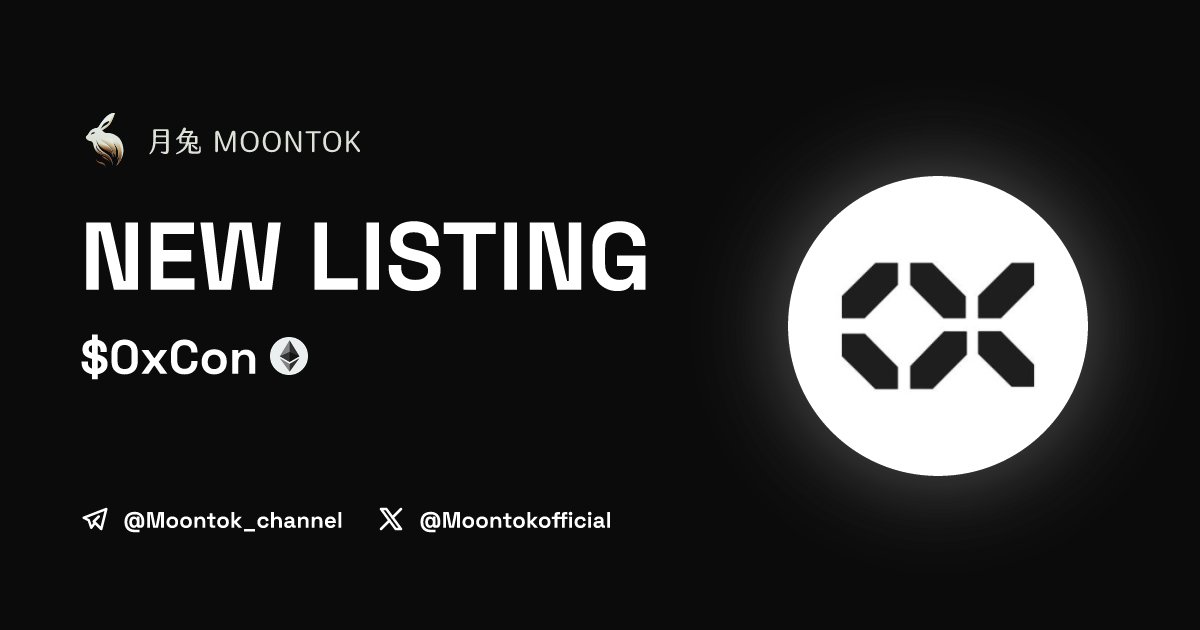 MoontokListing's tweet photo. ⚡ 月兔雷霆 - Moontok Xpress

0xConnect0 (0xCon)
https://t.co/rmj6sJS2GI

0x29ef81cc8737f19449d501396d4968d138140675

LIQ: $28,536 | MC: $104,471

#altcoin #memecoins @0xconnectHQ @moontokofficial https://t.co/J8hGxbU50B