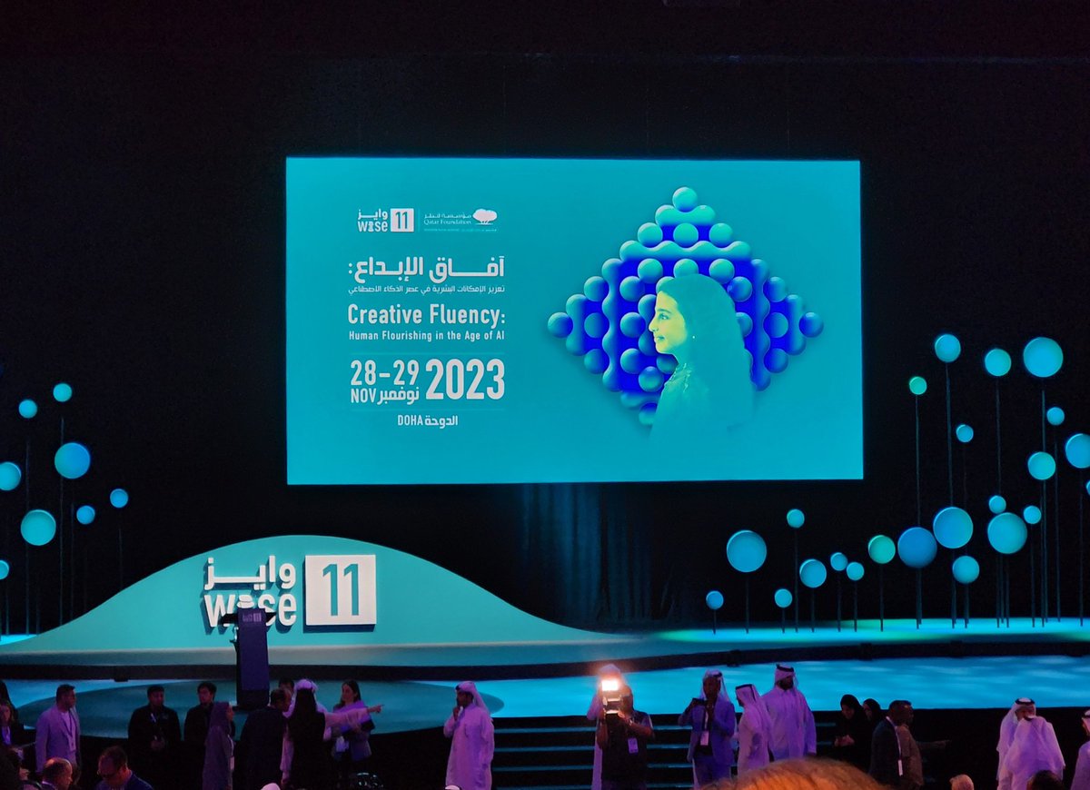 franruizsp's tweet photo. Looking forward to two inspiring days at #Wise11. With the focus on #AI and #Education.
#Wisesummit https://t.co/wodZ9zDdyR