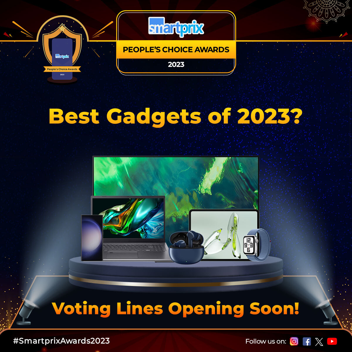 Smartprix's tweet photo. The #SmartprixAwards2023 is here, and we're on the lookout for trendsetters in the product realm. Nominate your product today in the comments below.
#Awards #PeoplesChoiceAwards #SmartprixAwards #Smartprix https://t.co/LYDcTpWLEc