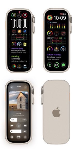 Not_Matei's tweet photo. What to you think about the Apple Watch Ultra IPod nano ? https://t.co/viQw6X4dCW