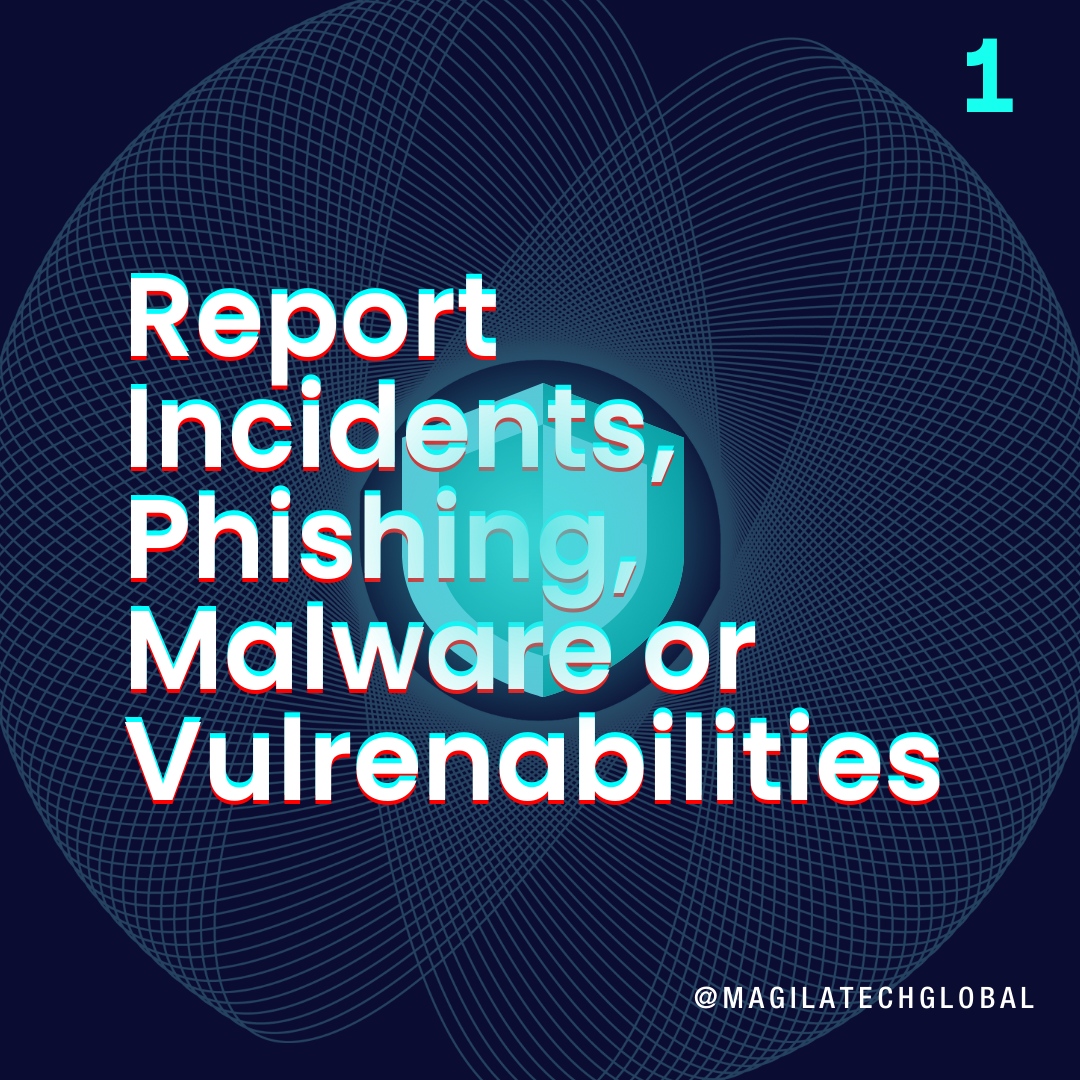 magilatech's tweet photo. Watch out for and report cybersecurity incidents to stay protected.

It takes 20yrs to build a reputation, and a few minutes of cyber incidents to ruin it. 

If you connect it, protect it.

#tech #technology #security #software #cybersecurity https://t.co/EMTG37hkkw